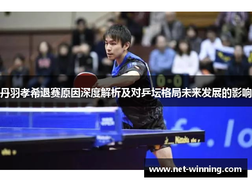 丹羽孝希退赛原因深度解析及对乒坛格局未来发展的影响