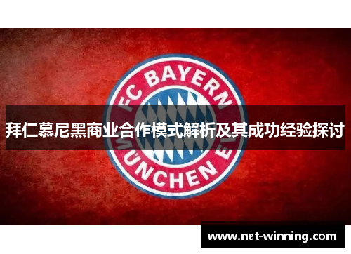 拜仁慕尼黑商业合作模式解析及其成功经验探讨 拜仁慕尼黑商业合作模式解析及其成功经验探讨